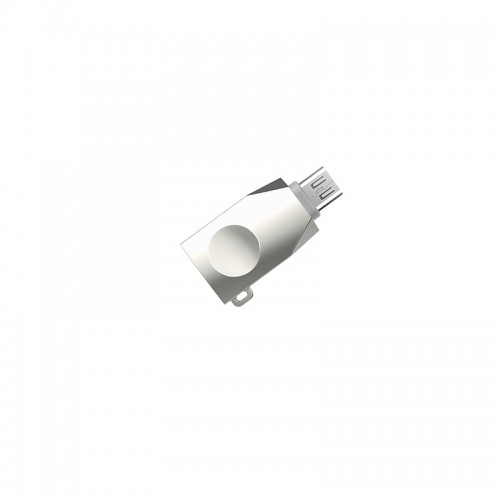  Adapteris Hoco UA10 MicroUSB to USB-A grey 